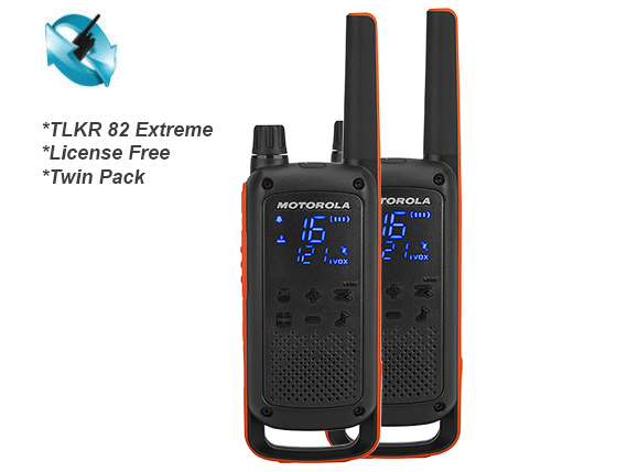 motorola-tlkr-82 dual or quad pack radio